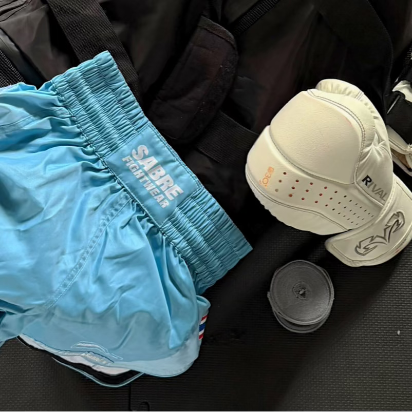 Women's Muay Thai Short's - Blue Ombre