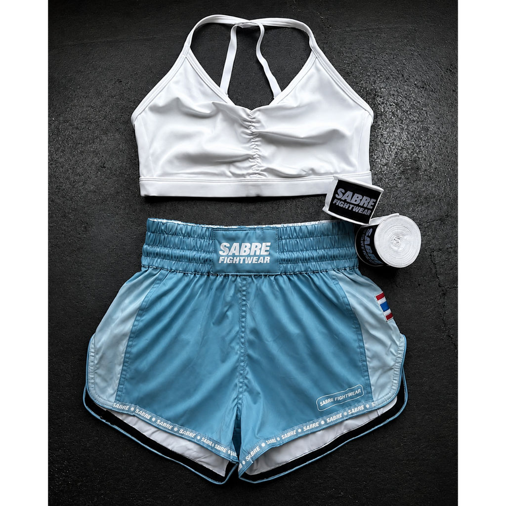 Women's Muay Thai Short's - Blue Ombre
