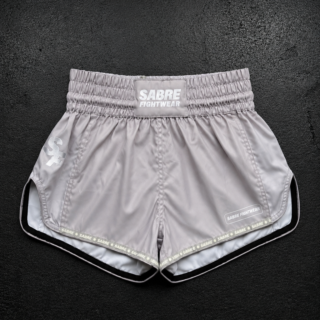 Women's Muay Thai Short's - Grey Ombre