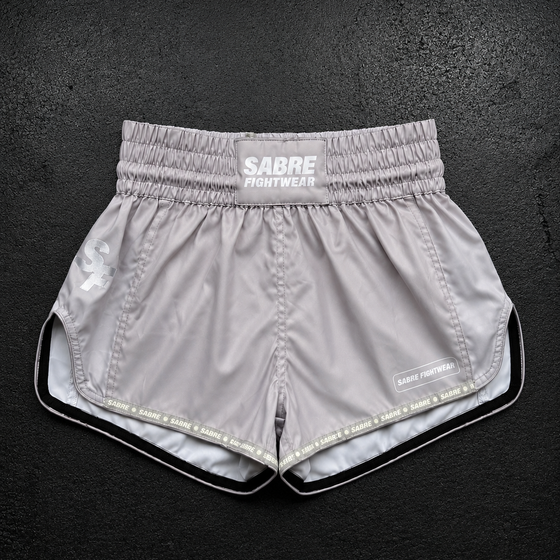 Women's Muay Thai Short's - Grey Ombre