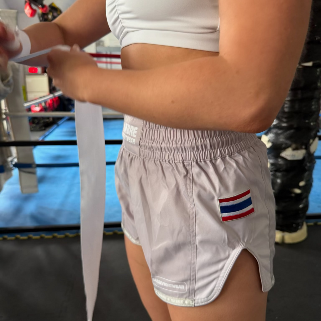 Women's Muay Thai Short's - Grey Ombre